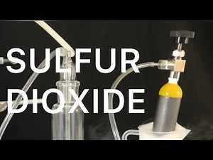 Sulfur dioxide from sulfuric acid and copper