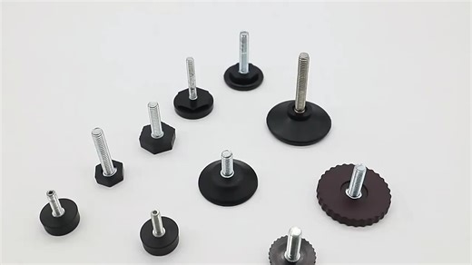 Durable Projector Hardware Stainless Steel Outdoor Adjustable Plastic Leveling Workbench Rubber Bolt Aircon Feet