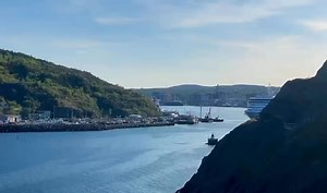 Cruise ship Silver Dawn departing St.John’s, NL this evening. June 4/2025. 📸 Julie Mullowney / NL Maritime | NL Maritime