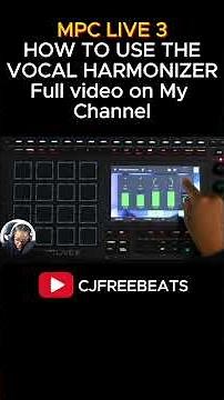 🔥 MPC Vocal Harmonizer is dope #akaimpc #beatmaking #mpclive3