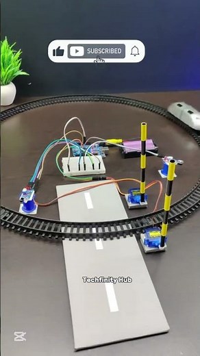Automatic Railway Crossing System Using Arduino Uno #ArduinoUno #RailwayCrossing