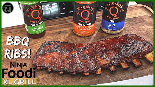 Easy BBQ Rib Recipe for the Ninja Foodi XL Grill