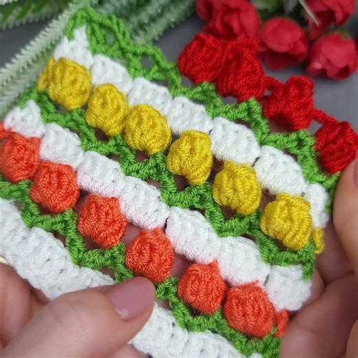 17K views · 244 reactions | Garden of tulips  full tutorial  | Aslı ile El Sanatları | Facebook