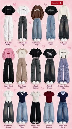15 Cute Cargo & Wide-Leg Jeans Outfit Ideas | Casual & Street Style Looks ✨ #shorts #ytshorts