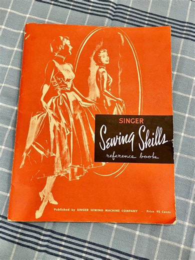 Vintage Singer Sewing Skills Reference Book - Etsy