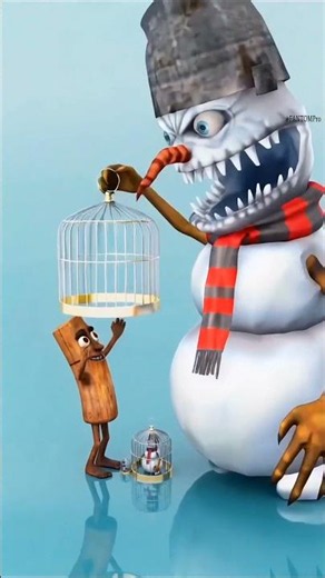 Who's Trapped ! Sahur Vs Snowman 😆