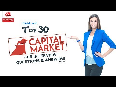 Capital Market Interview Questions and Answers 2019 Part-1 | Capital Market | Wisdom IT Services