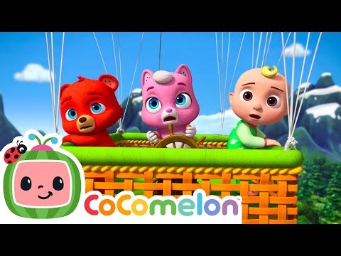 Boba's Balloon Ride | ✨JJ's Animal Adventure✨Cartoons for Kids✨Fantasy Playground