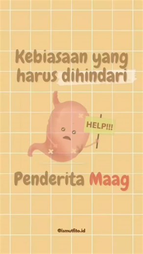 Resep JSR dr. Zaidul Akbar on Instagram: "👉 Follow @dr.zaidul_akbar untuk mengetahui informasi seputar kesehatan dan tips parenting lainnya. Assalamualaikum temen-temen kebiasaan yang harus dihindari penderita Maag Penyakit maag, atau dikenal sebagai dispepsia/gastritis, adalah peradangan atau rasa tidak nyaman pada lapisan lambung dengan gejala utama perih, kembung, mual, dan begah Penyebabnya meliputi pola makan tidak teratur, stres, infeksi bakteri, atau efek samping obat Perawatan utama mel