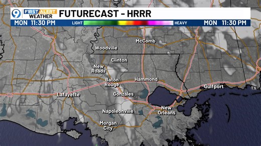 Scattered to numerous showers and t-storms are in the afternoon forecast today. Some rain may linger into the early afternoon. One or two storms could become strong/heavy. Sporadic power outages is probably our greatest weather concern due to lightning. For more First Alert Weather ---> www.wafb.com/weather?utm_medium=social&utm_source=facebook_Jeff_Morrow_WAFB | Jeff Morrow WAFB