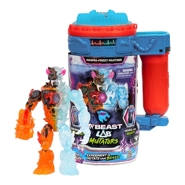 MrBeast Lab Hyper Fusion Mutators, Experiment & Create The Exclusive Magma-Frost Panther, Ages 5 , Walmart Exclusive