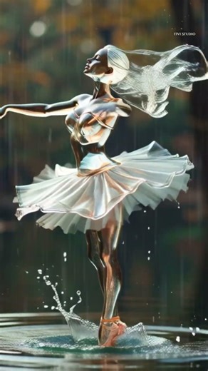 Liquid Ballet – Water Ballerinas Dancing in Magic 💧🩰 | AI Fantasy Art