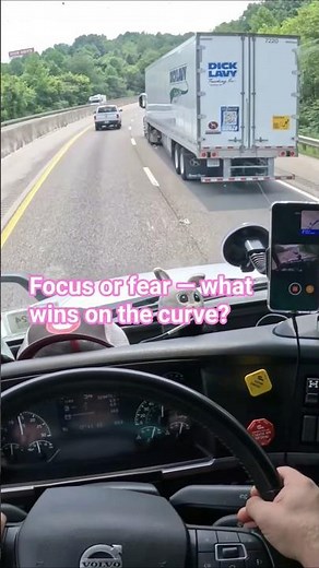 POV Truck Driving USA | Passing a Semi on a Curve — Stay Focused #shorts