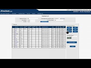 How to Approve Timesheets - eTimesheets