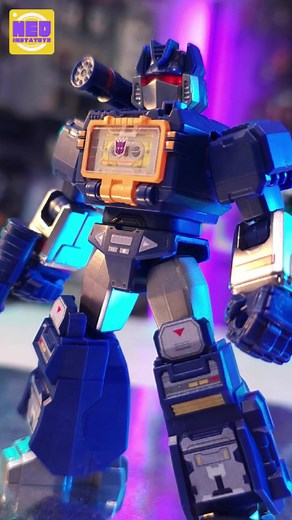 Repainted Blokees Shining Version Soundwave Custom Paint Toy Review