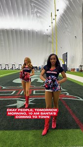 HOLIDAY GAME HITS H-TOWN TOMORROW 🎄 | Houston Texans Cheerleaders