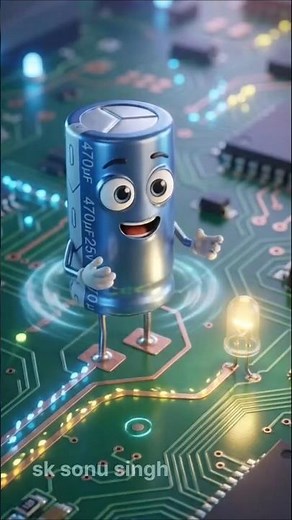 बैटरी का छोटा भाई कैपेसिटर. #shorts