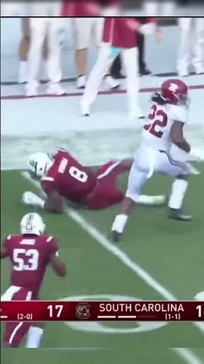 Najee Harris was a Beast at Alabama #alabama #collegefootball #southcarolina