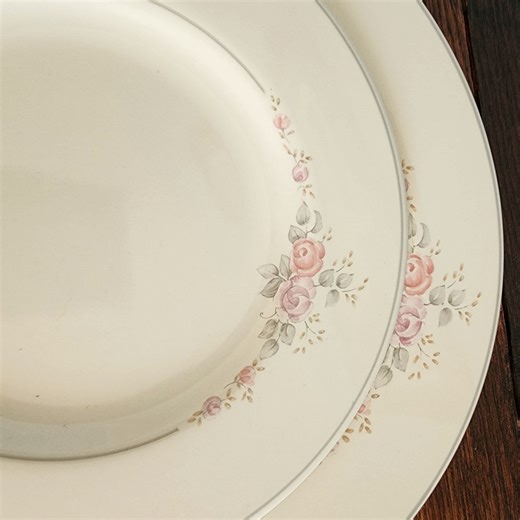 Vintage Pfaltzgraff Trousseau Dinnerware Set Roses - Etsy