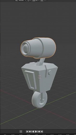 Learn how to model a Simple Robot in #blender3d