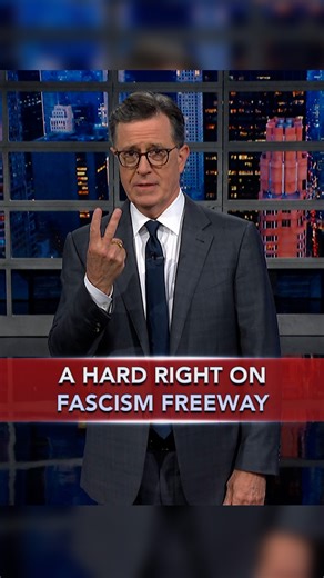 2.3M views · 105K reactions | Trump's characterization of Chicago garners a simple response from Stephen. #StephenColbert | The Late Show with Stephen Colbert | Facebook