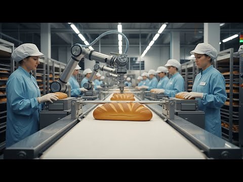 How Bread Is Made in a Mega Factory 🍞 | Modern Bread Production Process
