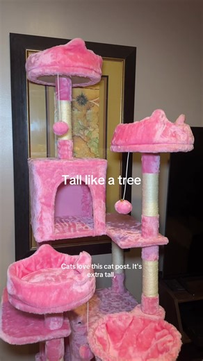 Yitahome Tall Cat Tree gives cats their own vertical playground with cozy condos, perches, and hammocks — perfect for indoor cats that love to climb, lounge, and feel safe up high. #cattree #catpost #scratchingpost