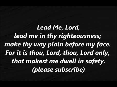 LEAD ME LORD hymn Lyrics Words text Methodist Wesley Sing along song music 473