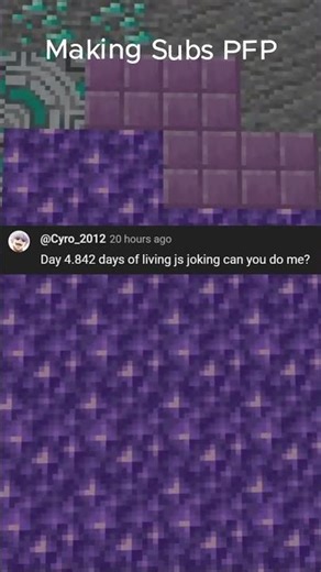 Subscribe Maybe I’ll make yours! #actingchallenge #minecraft #minecraftbuild