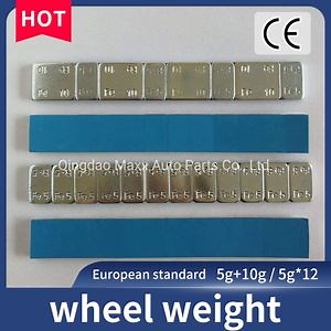 [Hot Item] Back Metal Tire Wheel Balance Weight Strip Adhesive Wheel Balance Weight