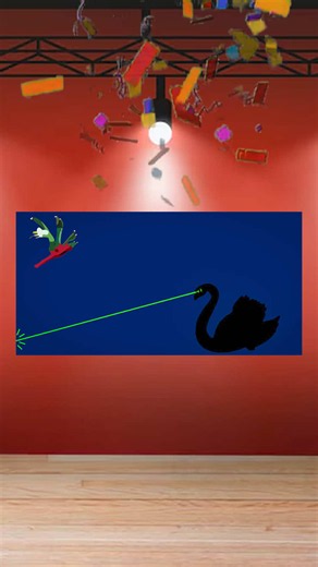 THE LASER SWAN 🦢‼️ #hellyeahmoment #perth #westernaustralia #laserswan