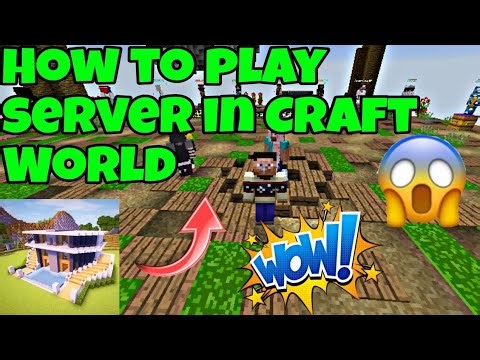 How to play server in craft world | 100% working server #video #vital #craftworld