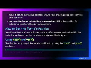 Mastering Python Turtle: How to Retrieve the Turtle's Position