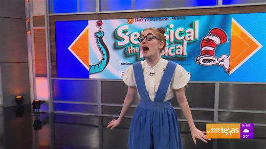 🌳 Get a first look at our production of Seussical, opening THIS WEEKEND! Get tickets here: secure.casamanana.org/events/seussical! Laura Wetsel as Mayzie La Bird, Lily Gast as Gertrude McFuzz, Tenley Heugatter, Eisley Wood and Ivy Bilbow as Bird Girls on WFAA Good Morning Texas. | Casa Mañana