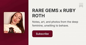 About - RARE GEMS x RUBY ROTH