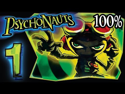 Psychonauts Walkthrough Part 1 (PS4, XBOX, PC) 100%