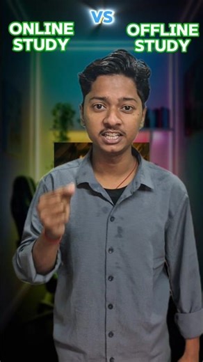 Online Study Vs Offline Study?#shorts