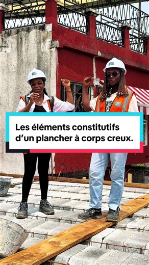 Les éléments constitutifs d’un plancher à corps creux. #construction #suiviechantier #btpcotedivoire