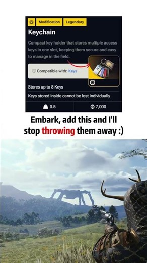 Embark, add this and I'll stop throwing them away :) - ARC Raiders