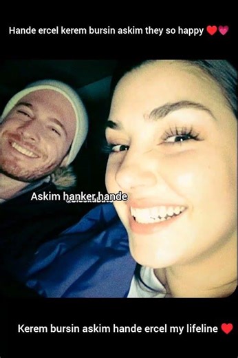 Hande ercel kerem bursin outside meet askim real life hande ercel hanker kerem bursin not hide love