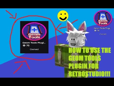 How to use the geom tools plugin gamepass for retrostudio