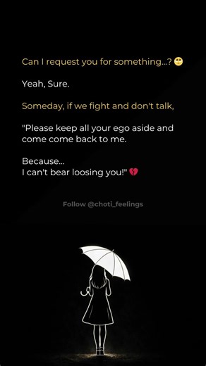 A Small Request… 🥺 | Don’t Let Ego Ruin Love | Heart Touching Relationship Quote #love #care #quotes