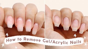 How to remove gel/acrylic nails at home without breakage
