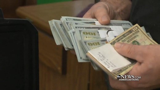 AMERICA STRONG: A Michigan made quite the discovery when he found $43,000 inside a couch he bought at a thrift store, with the man then returning the money to the rightful owner. Tom Llamas has the story. https://abcn.ws/38nzaJL | ABC World News Tonight with David Muir
