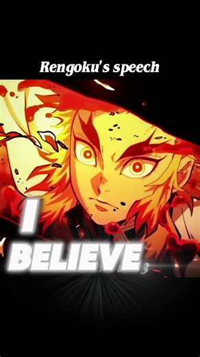 One of the best speeches I've heard #animemotivation #changeyourmindsetchangeyourlife #rengoku