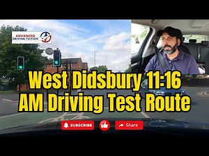 West Didsbury 11:16 AM Driving Test Route | Full Guide by Advanced Driving Tuition