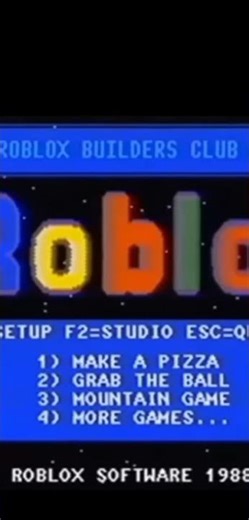 ROBLOX IN 1998
