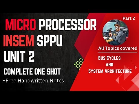Microprocessor | Unit 2 Bus Cycles & System | Sppu Se sem 4 One Shot @Crafters.think_hatch