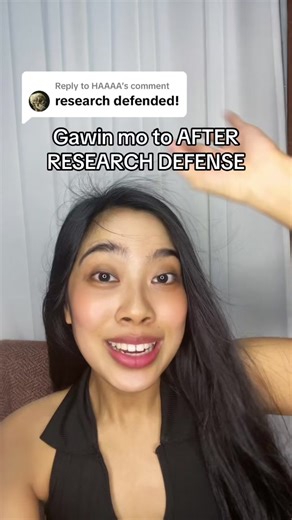 Tips para sa Research Defense at Table of Corrections