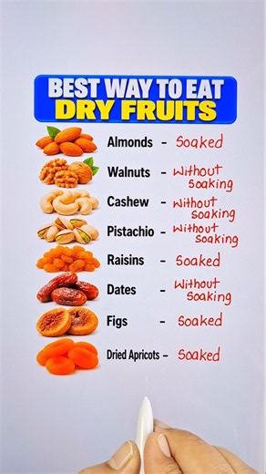 Best Way To Eat Dry Fruits 💯 #education #dryfruits #eatinghabits